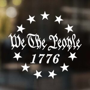 We The People 1776 Thirteen Stars Decal
