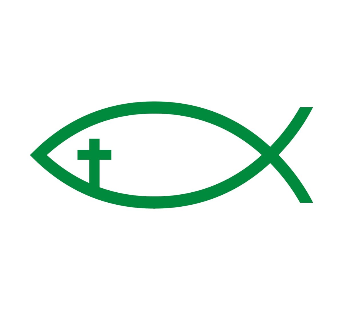 Cross Fish Decal - Image 4