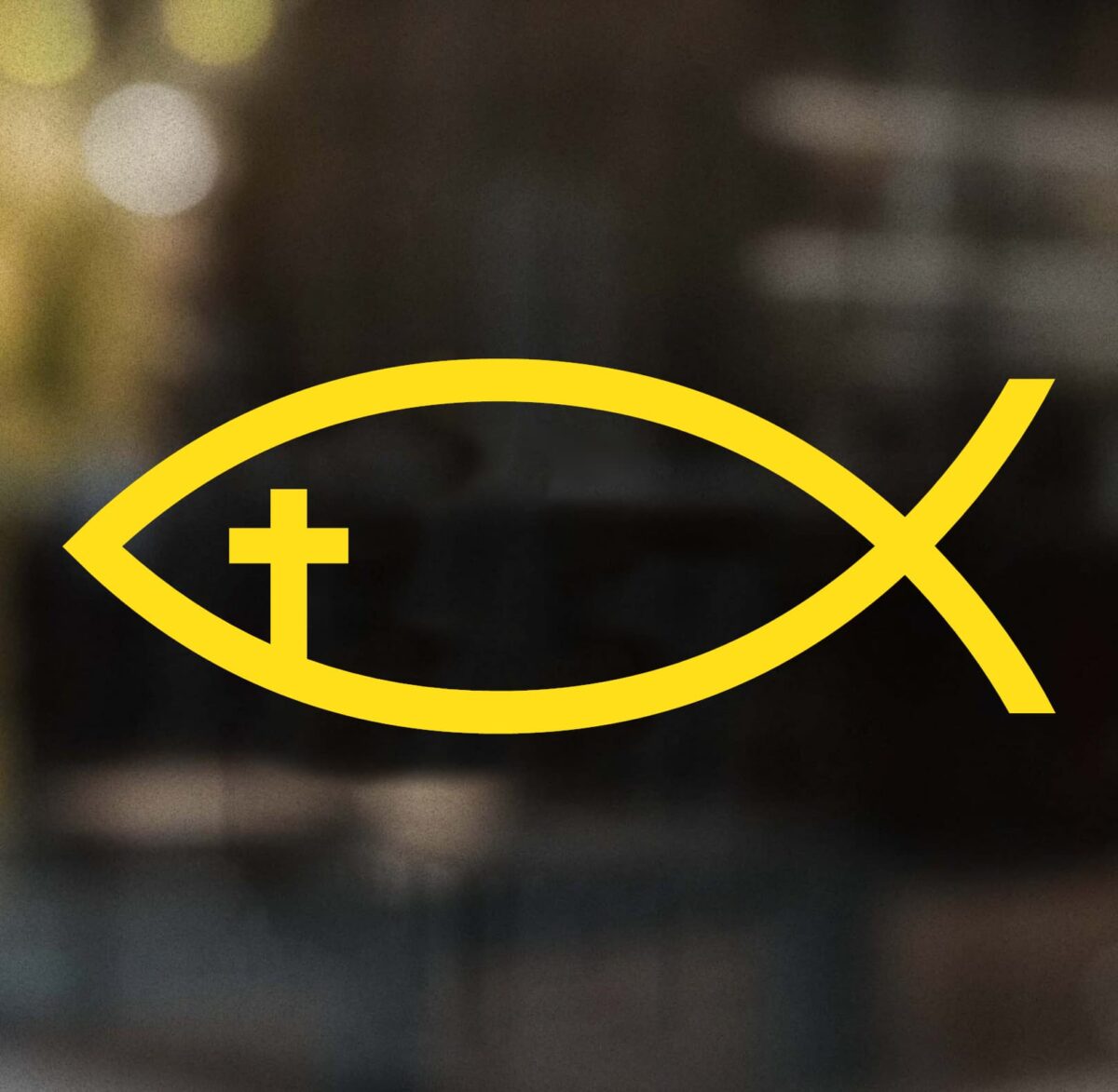 Cross Fish Decal - Image 8