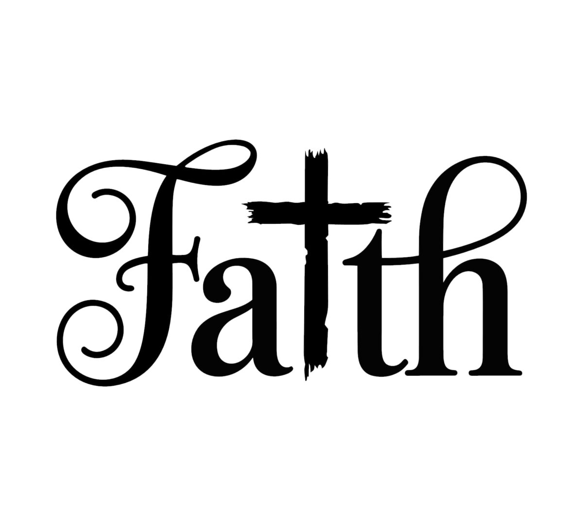 Faith Cross Decal - Image 2