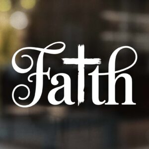 Faith Cross Decal