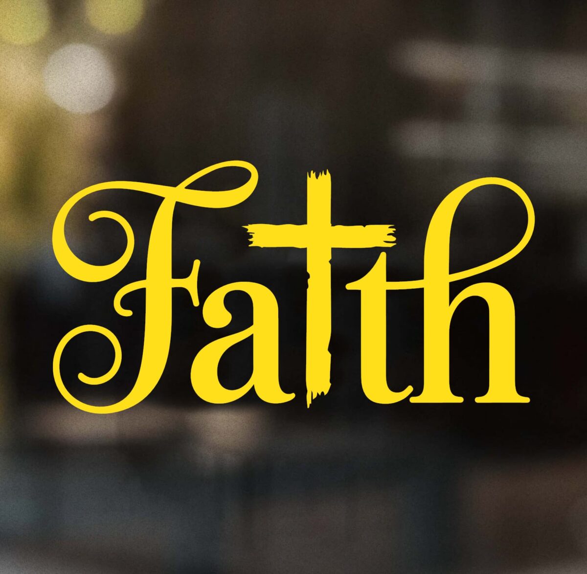 Faith Cross Decal - Image 8