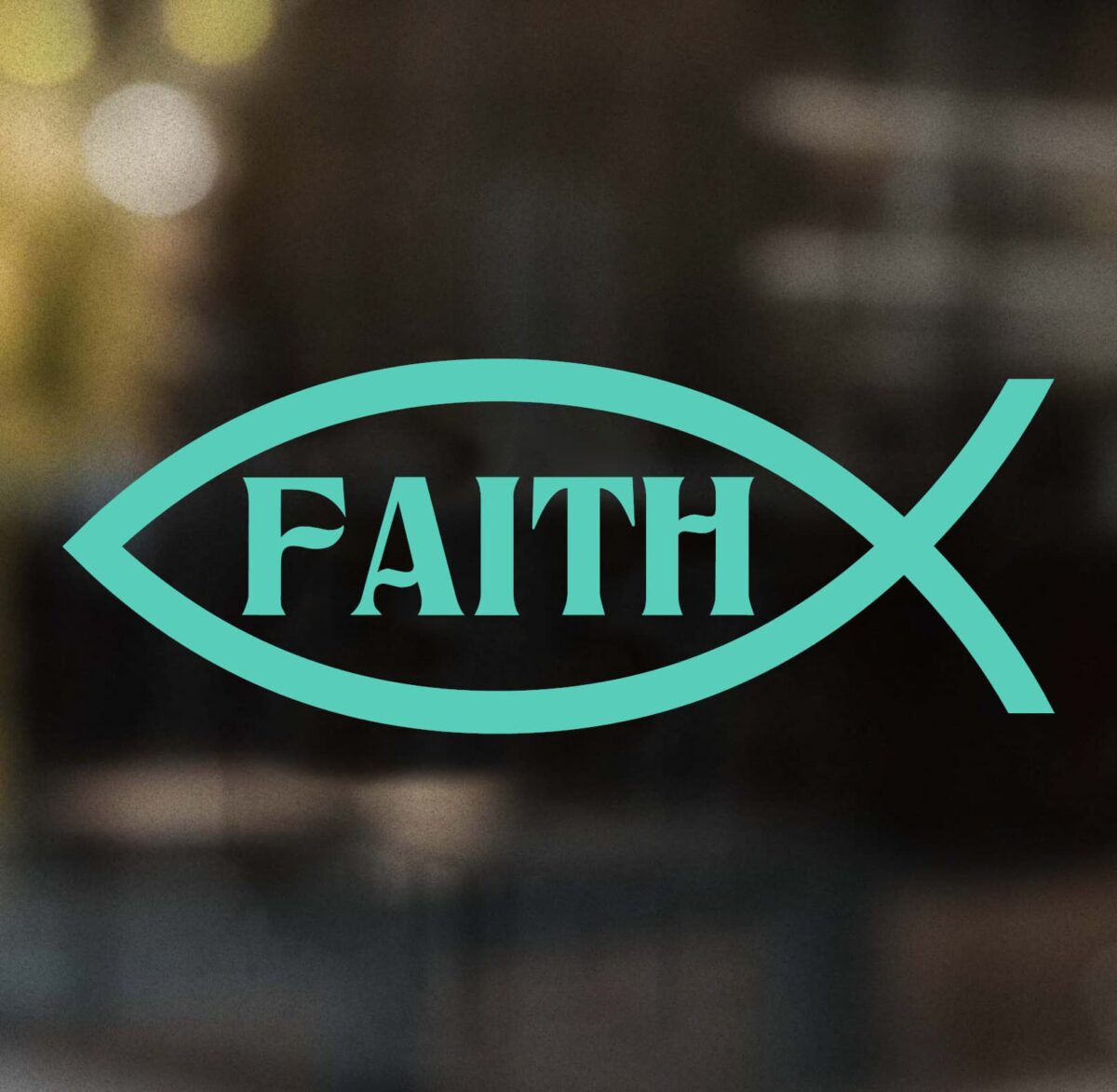 Faith Fish Decal - Image 3
