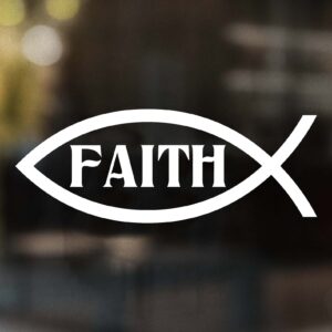 Faith Fish Decal