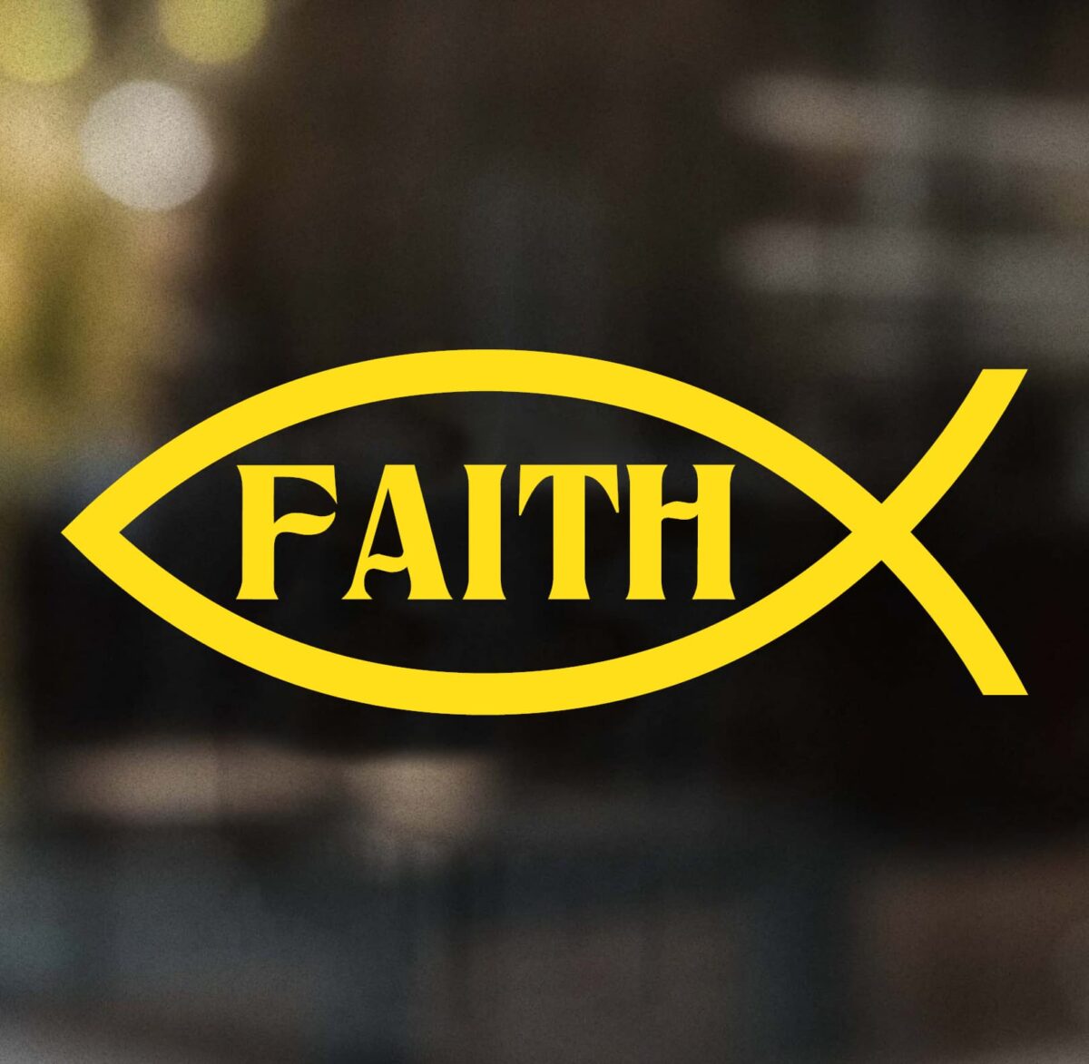 Faith Fish Decal - Image 7