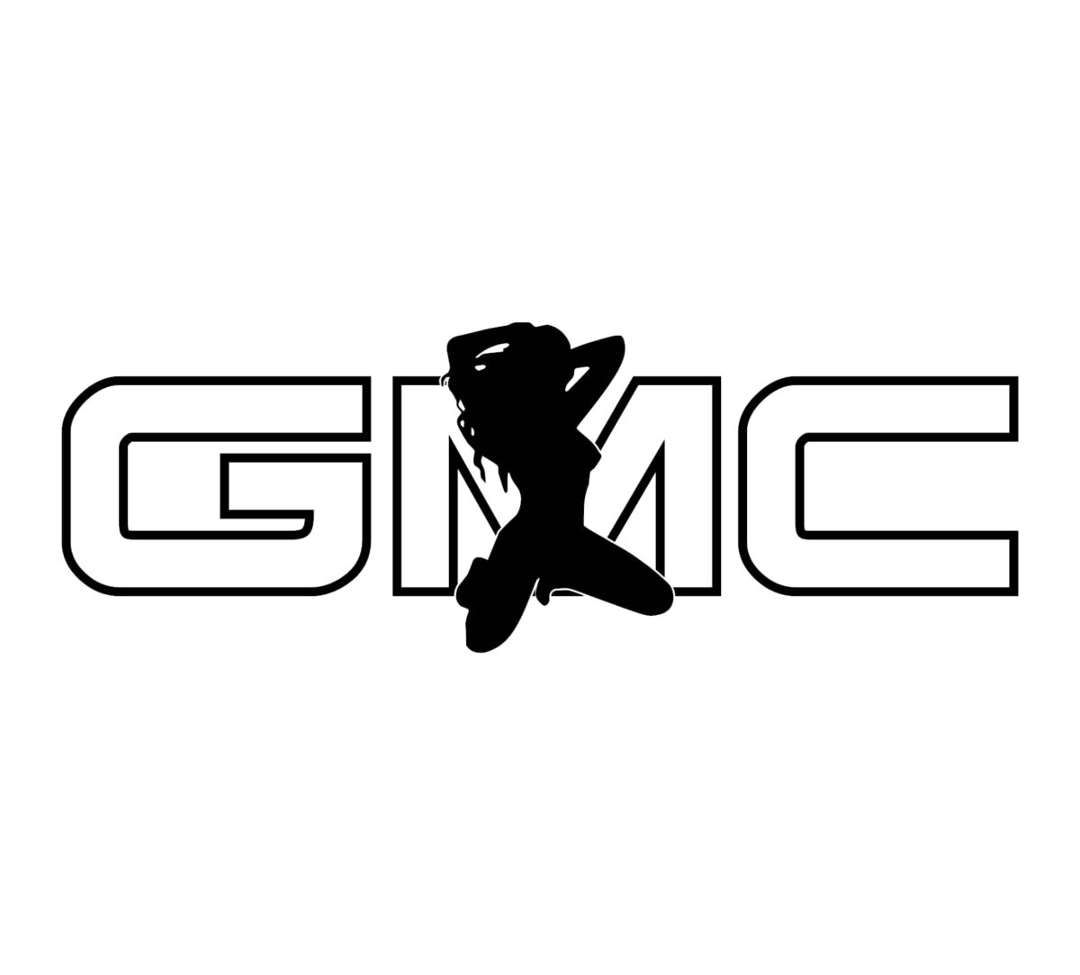 GMC Girl 6 Decal - Image 2