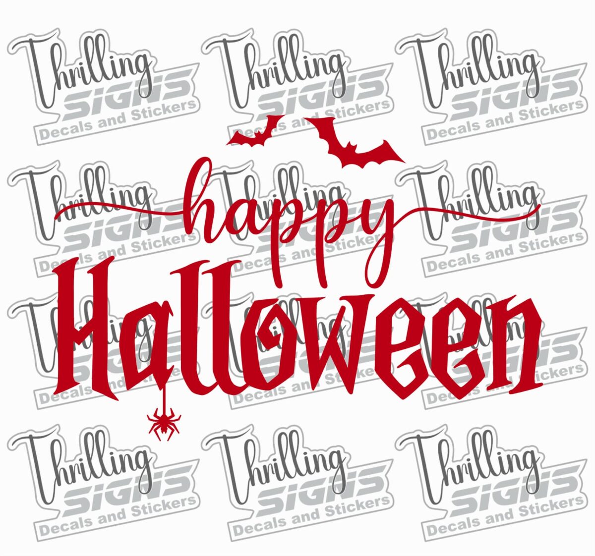 Happy Halloween Decal - Image 4
