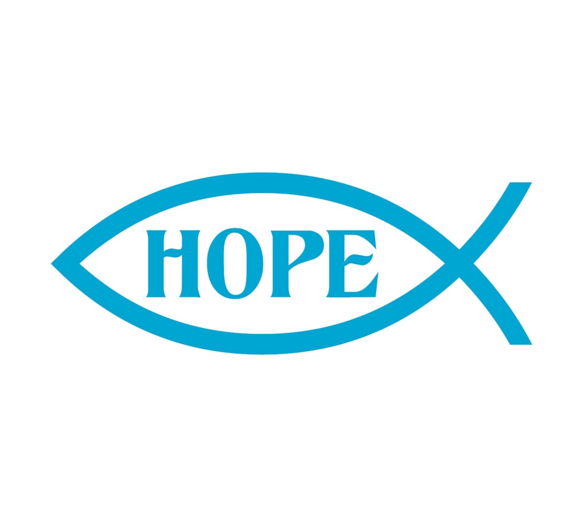 Hope Fish Decal - Image 3