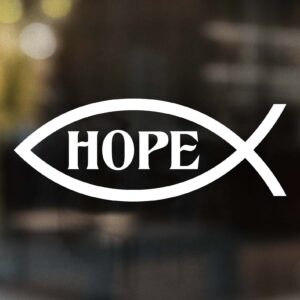 Hope Fish Decal
