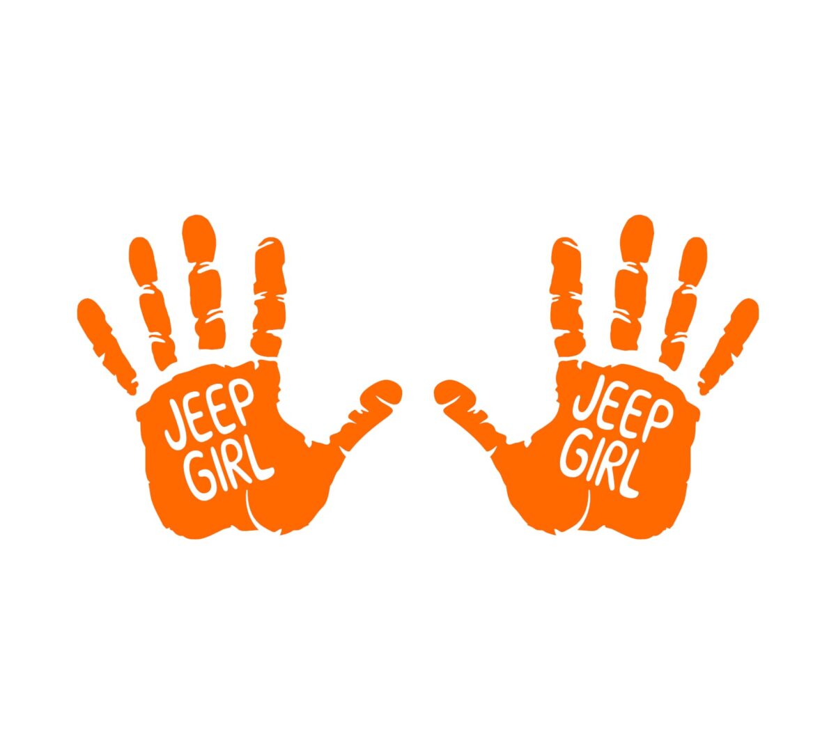 Jeep Girl Jeep Wave Decal - Image 4