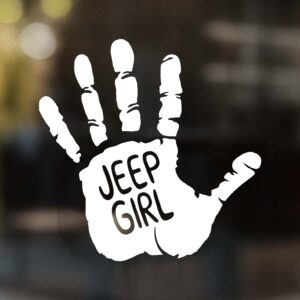 Jeep Girl Jeep Wave Decal