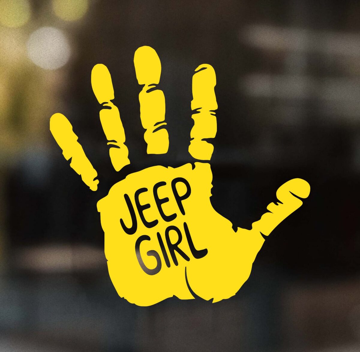 Jeep Girl Jeep Wave Decal - Image 9