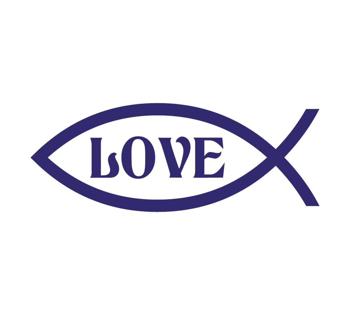 Love Fish Decal - Image 3