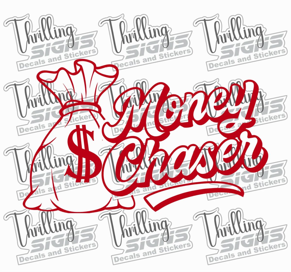 Money Chaser II Decal - Image 5