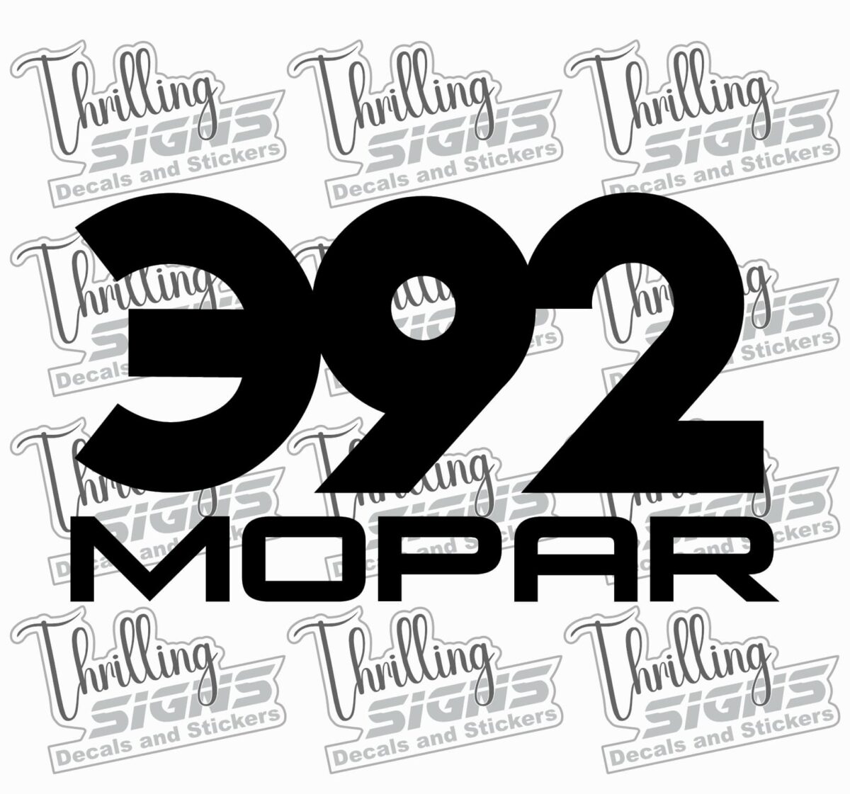 392 Mopar Decal - Image 2