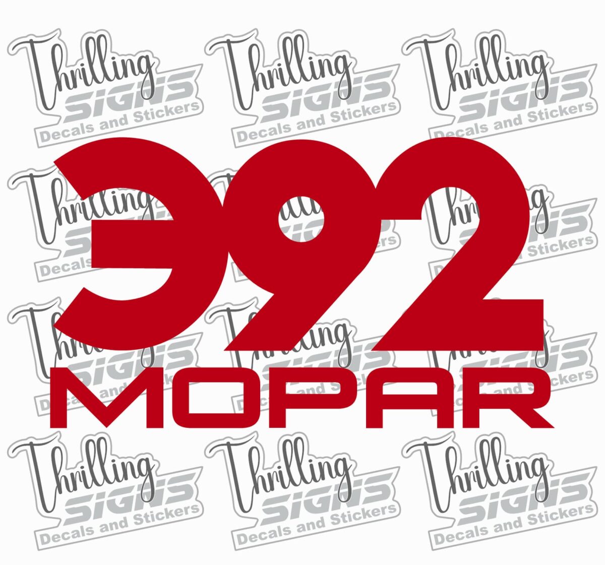 392 Mopar Decal - Image 4