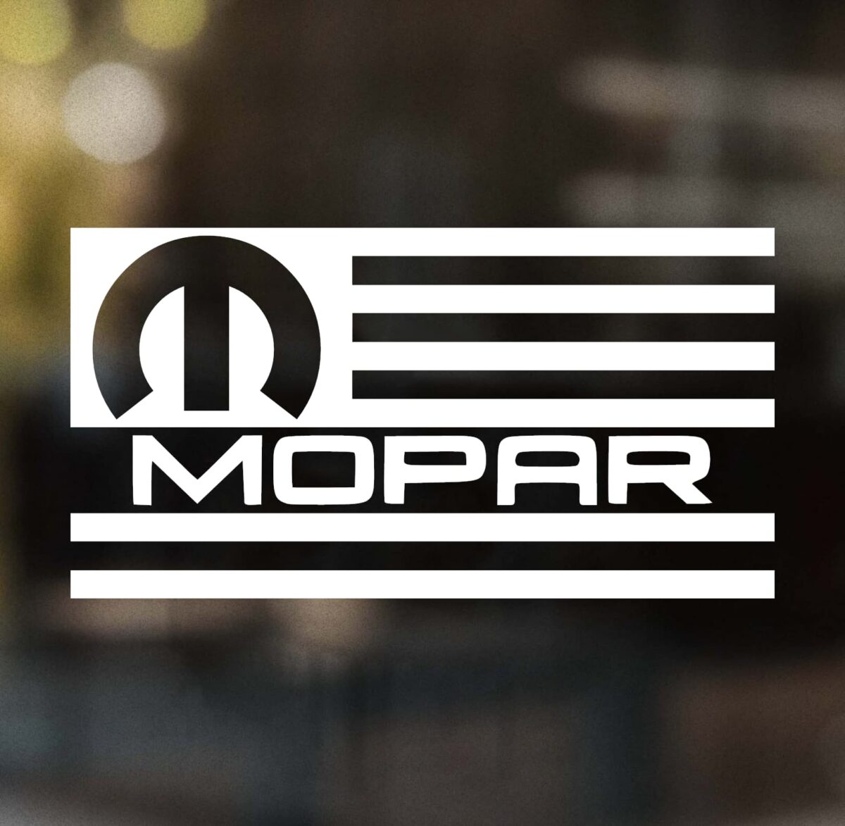 Mopar Flag Decal