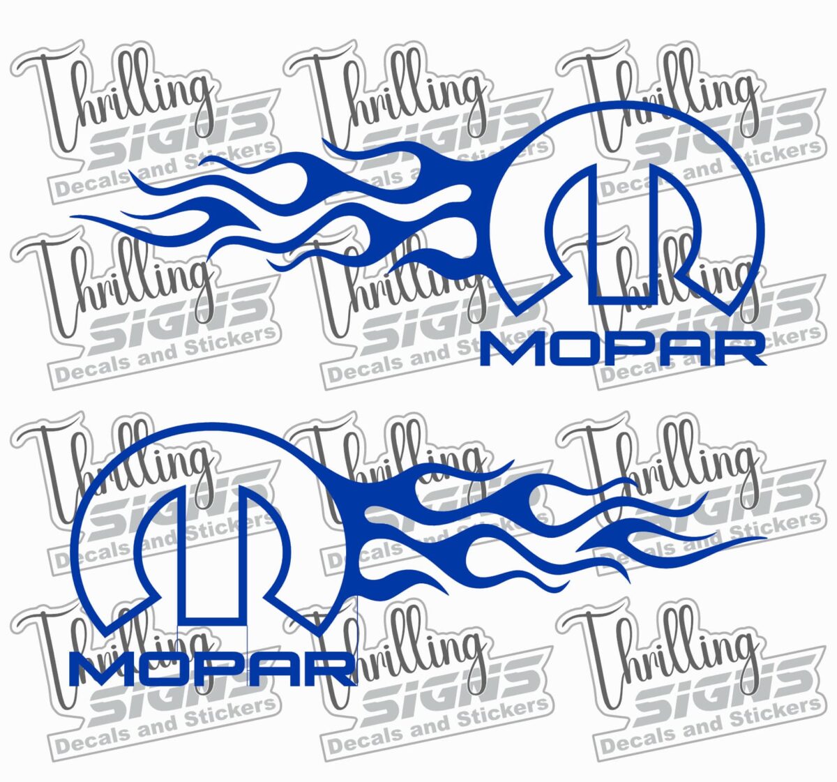 Mopar Flame Decal - Image 3