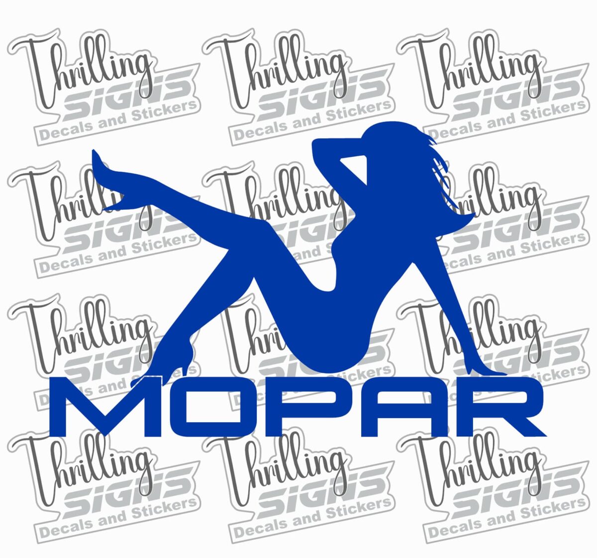 Mopar Girl 2 Decal - Image 3