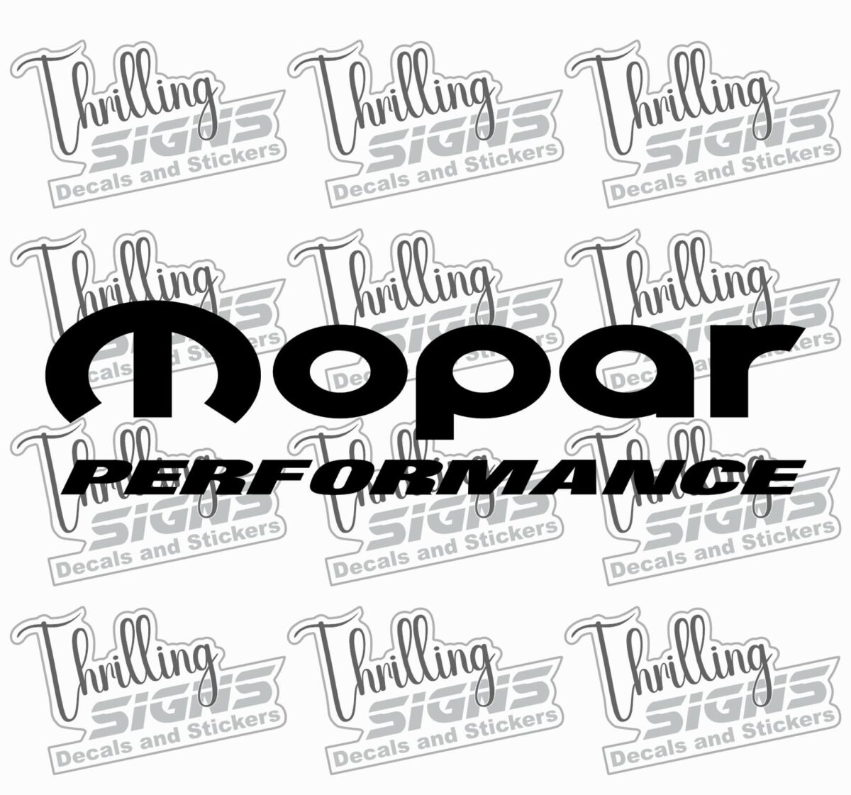 Mopar Performance Decal - Image 2