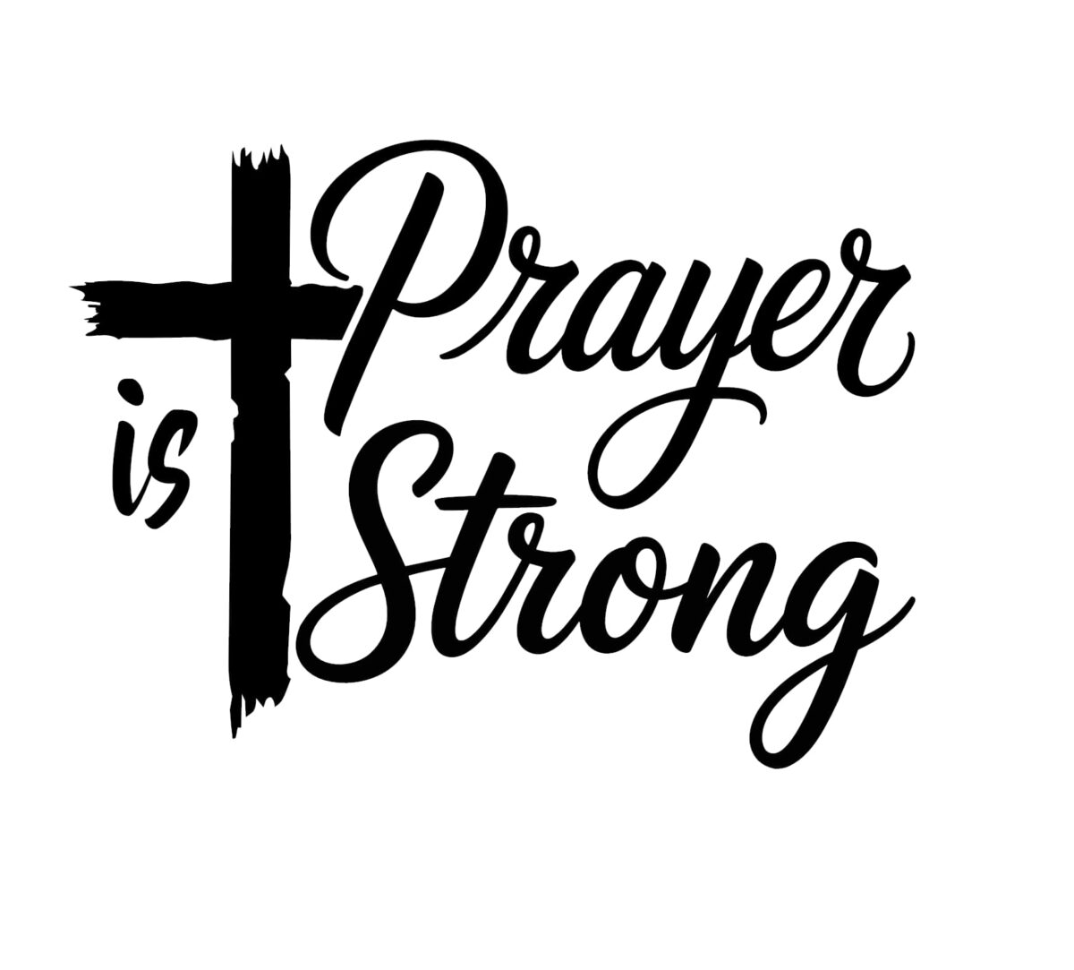 Prayer is Strong Decal - Image 2