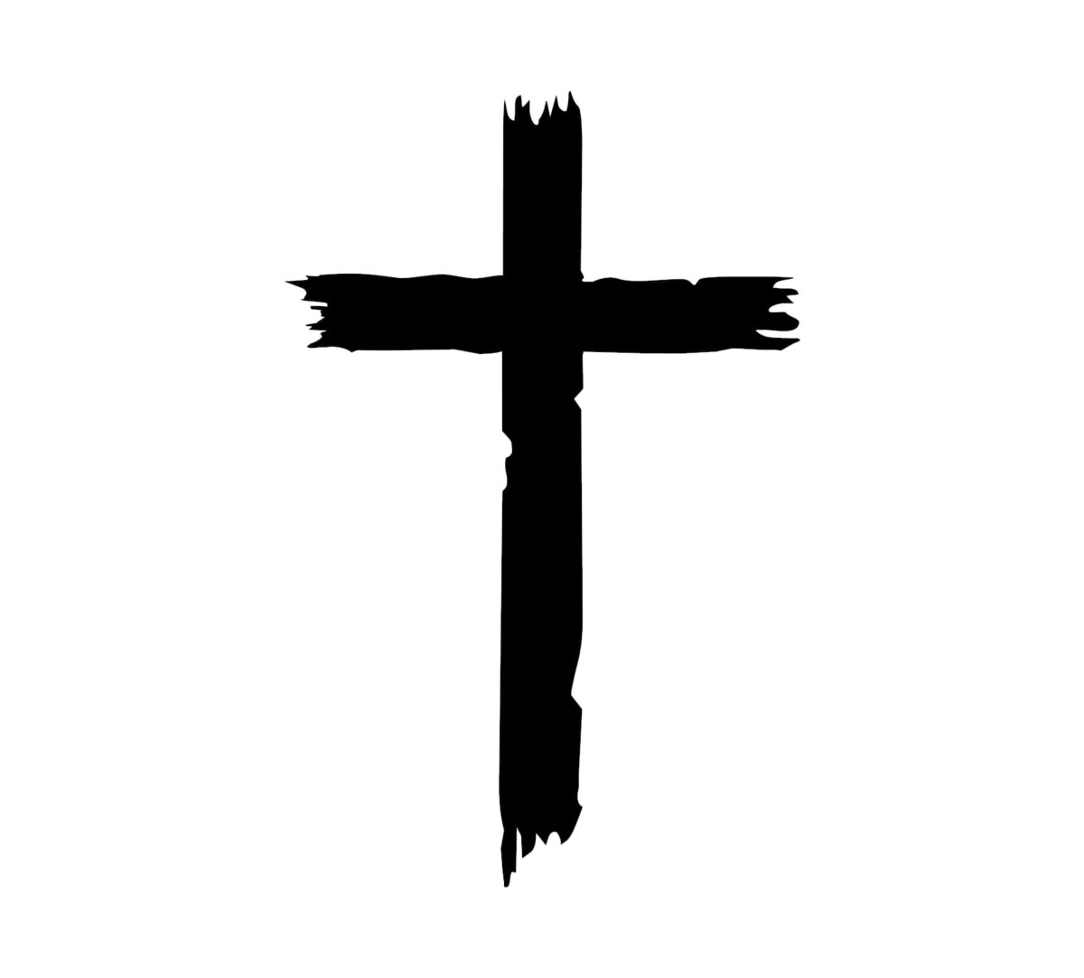 Rustic Cross Decal - Image 2