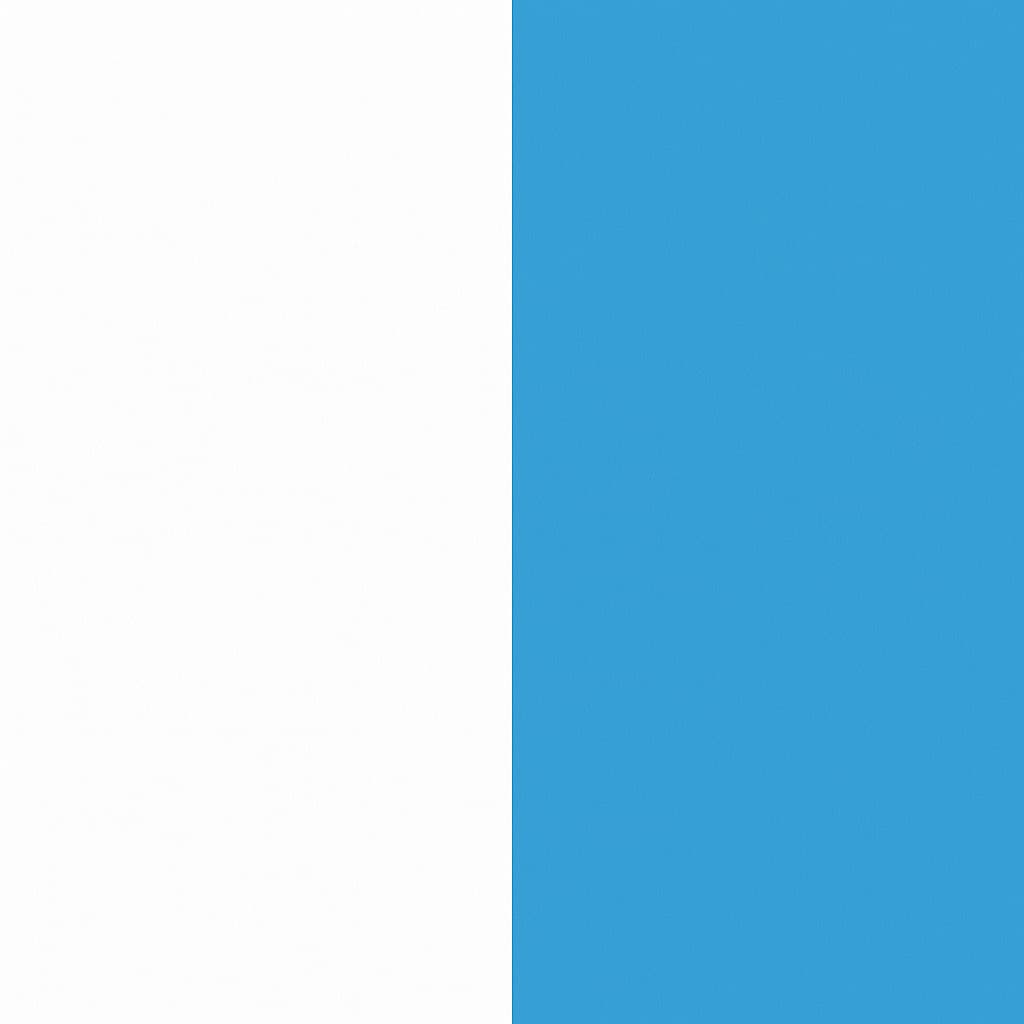 White & Ice Blue
